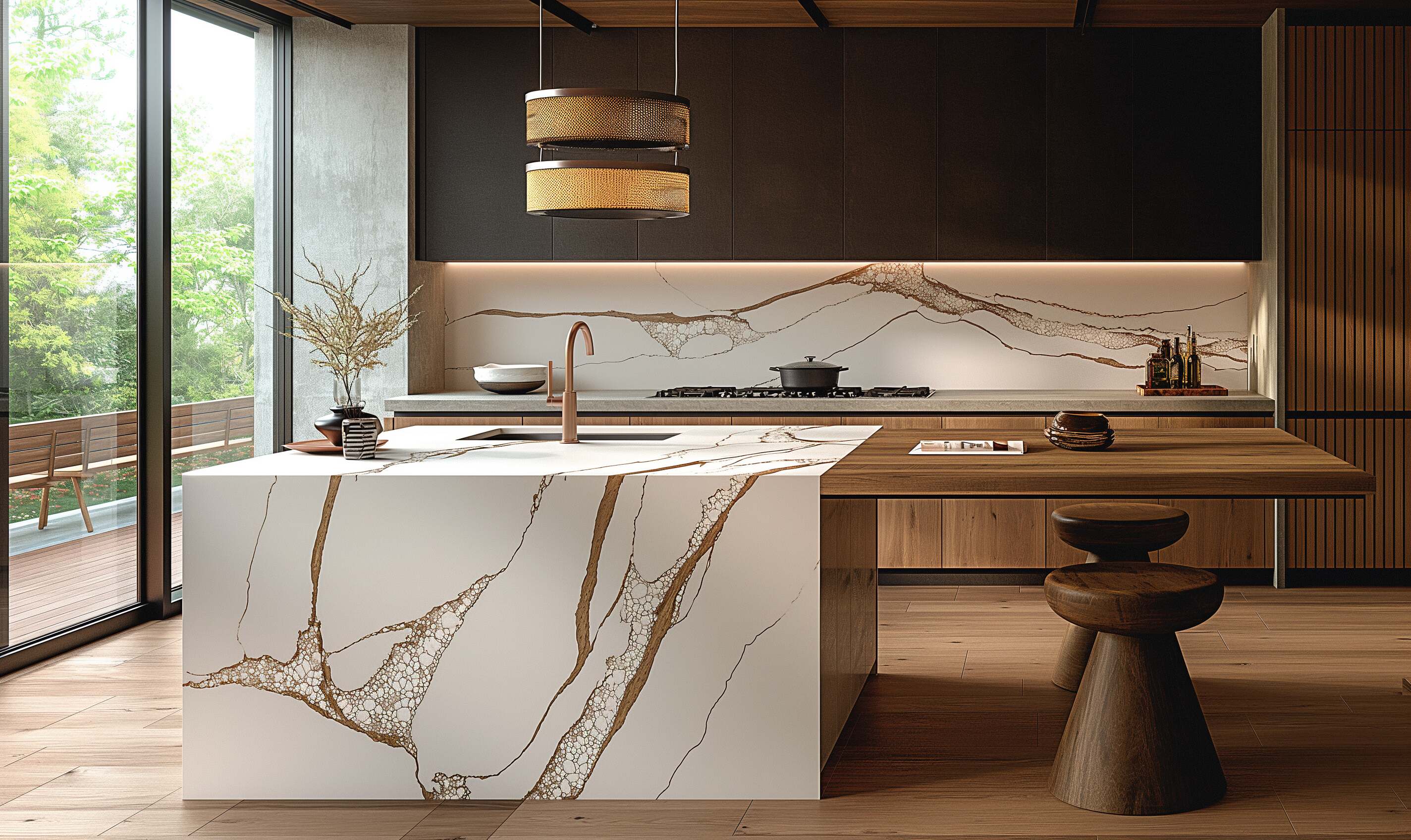 Is a Quartz Countertop Made From Natural Stone or Man Made?